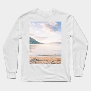 Okanagan Lake Summer Sunset View Long Sleeve T-Shirt